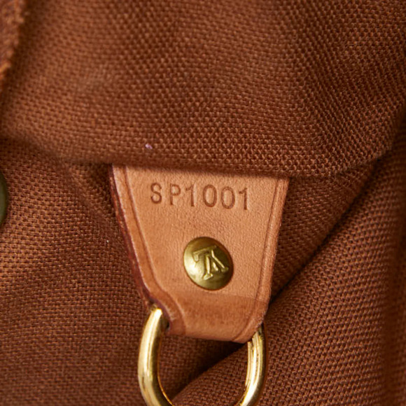 LOUIS VUITTON Authentic Brown Monogram Leather Backpack main image 10